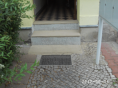 Treppenstufen in Staßfurt